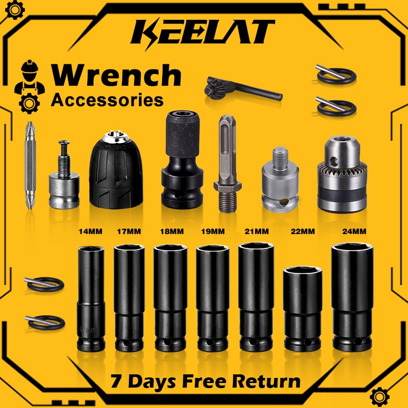 keelat Impact Wrench Adapter Convert Alat Ganti Spare Parts Nut