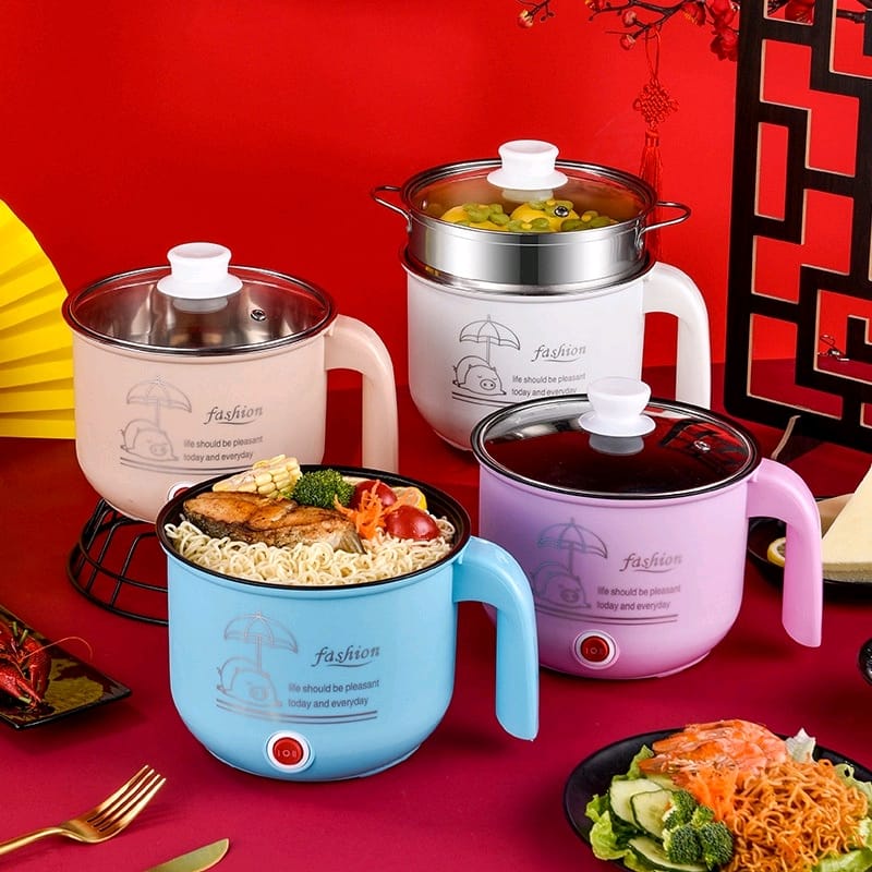 Electric Cooker Multifunctional Non-Stick Pan Hot Pot Mini Rice Cooker  Steamer