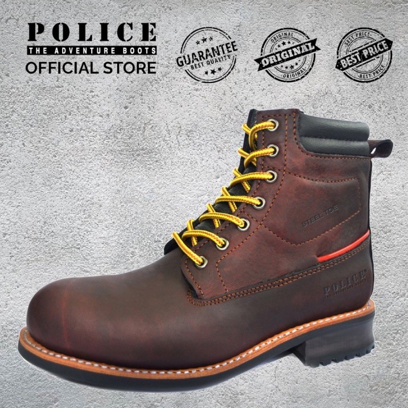 Police safety outlet boots