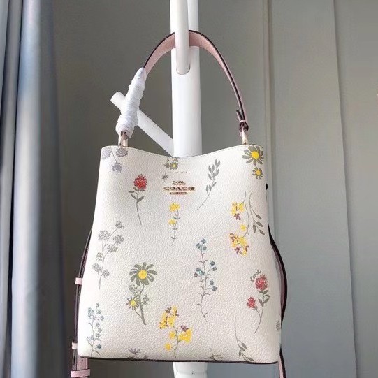 Coach purse sale flower print