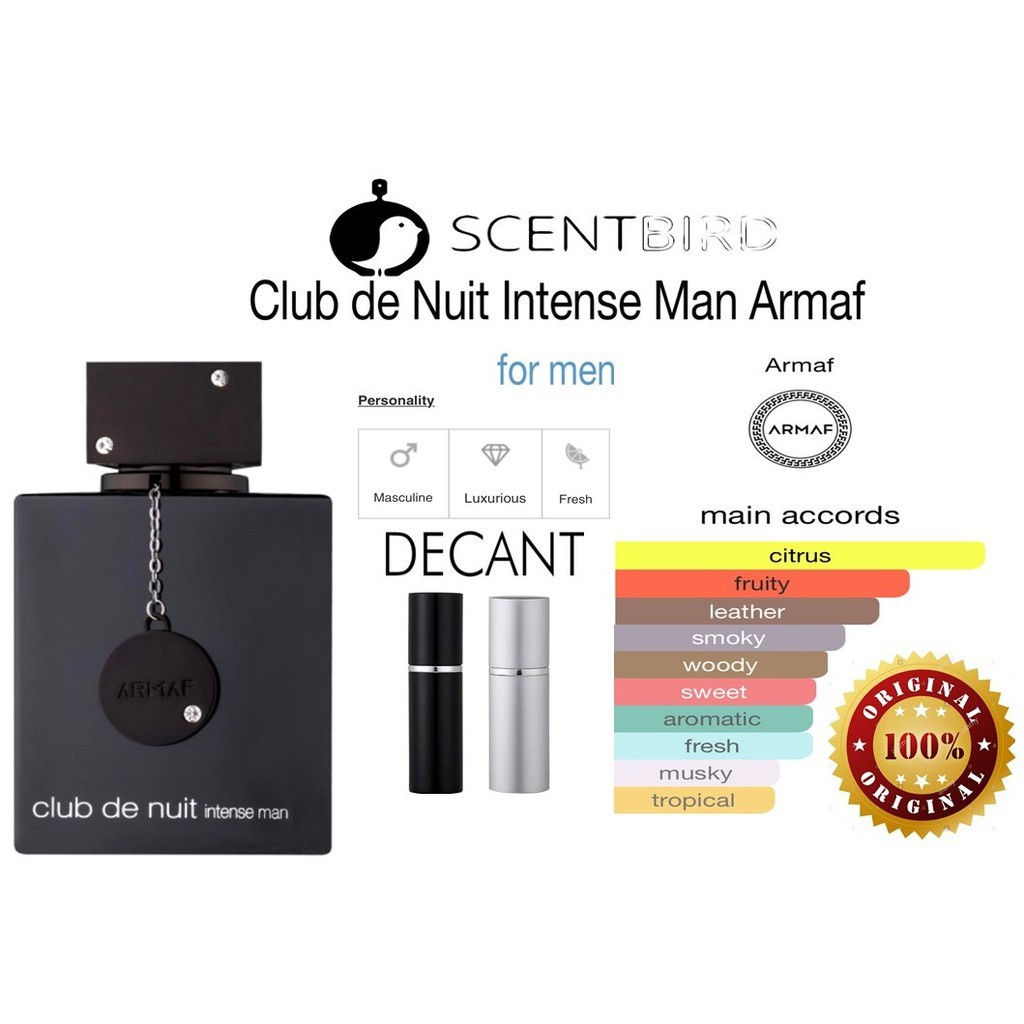 Armaf club de 2025 nuit intense man notes