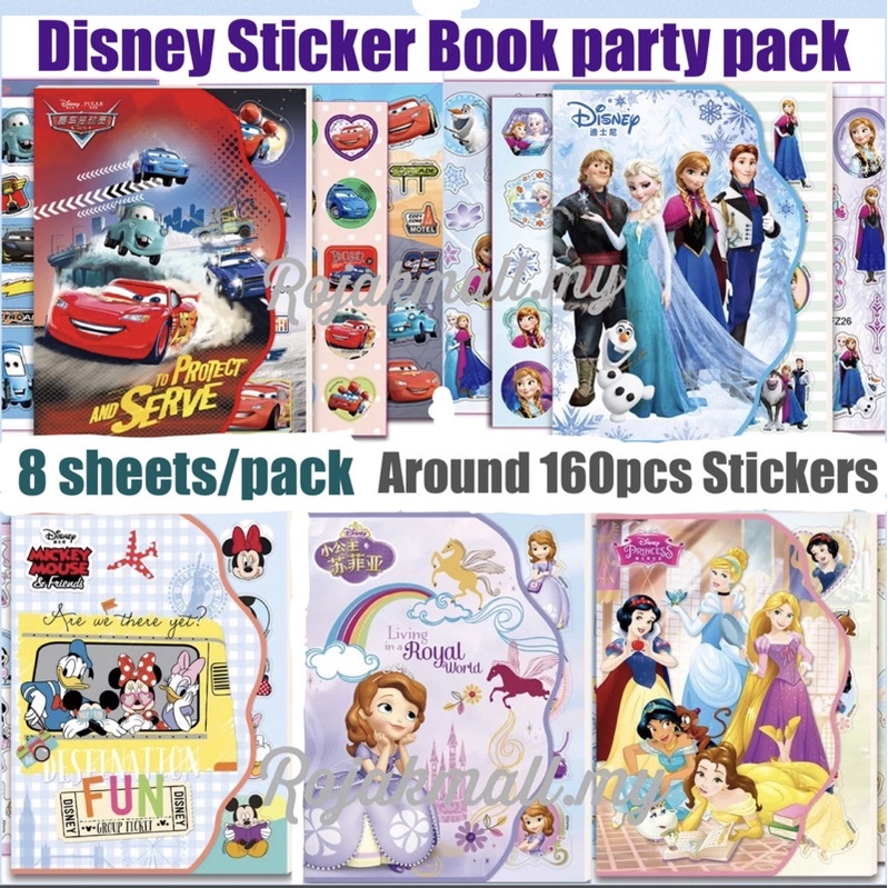 NEW Sticker Book flipthrough: The Disney Sticker Anthology