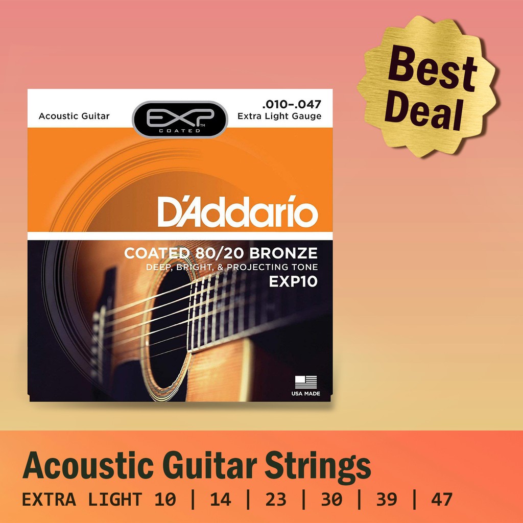 ONLINE PURCHASE ONLY USA MADE Original D Addario EXP Coated