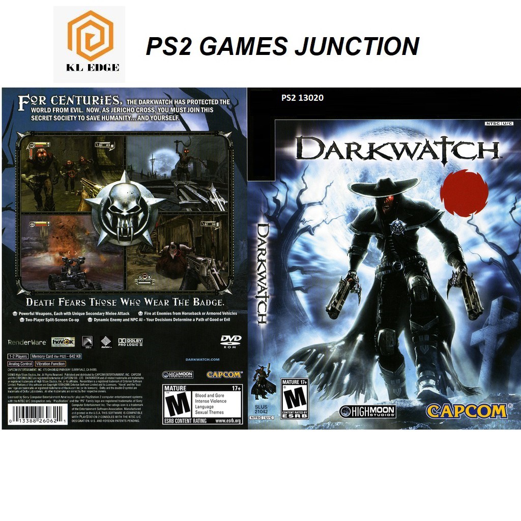 🔥PS2 CD DVD Games🔥 Darkwatch (Dvd Games) | Shopee Malaysia