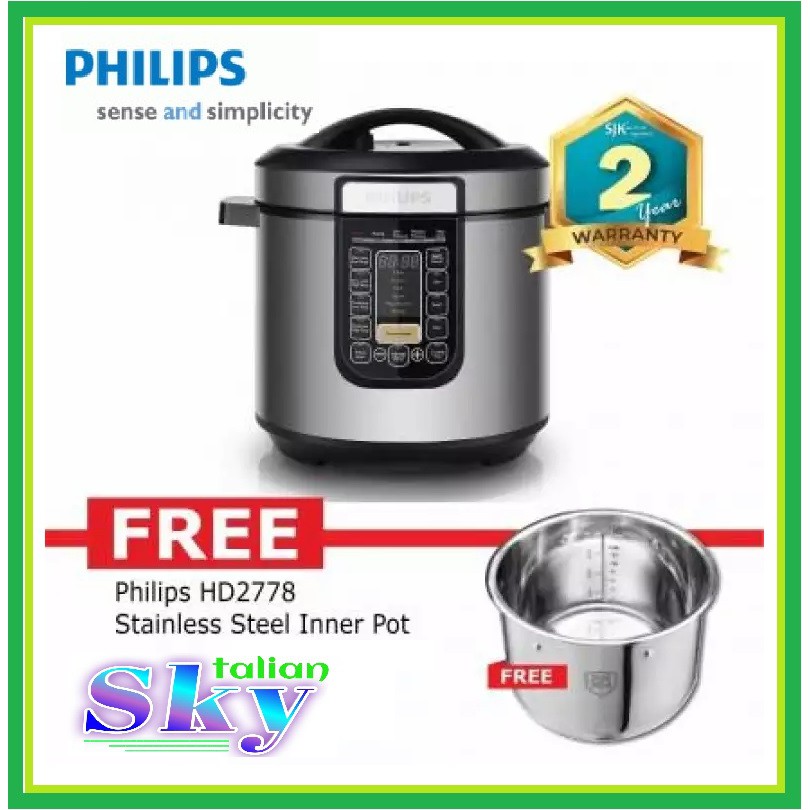 Philips pressure best sale cooker 6l