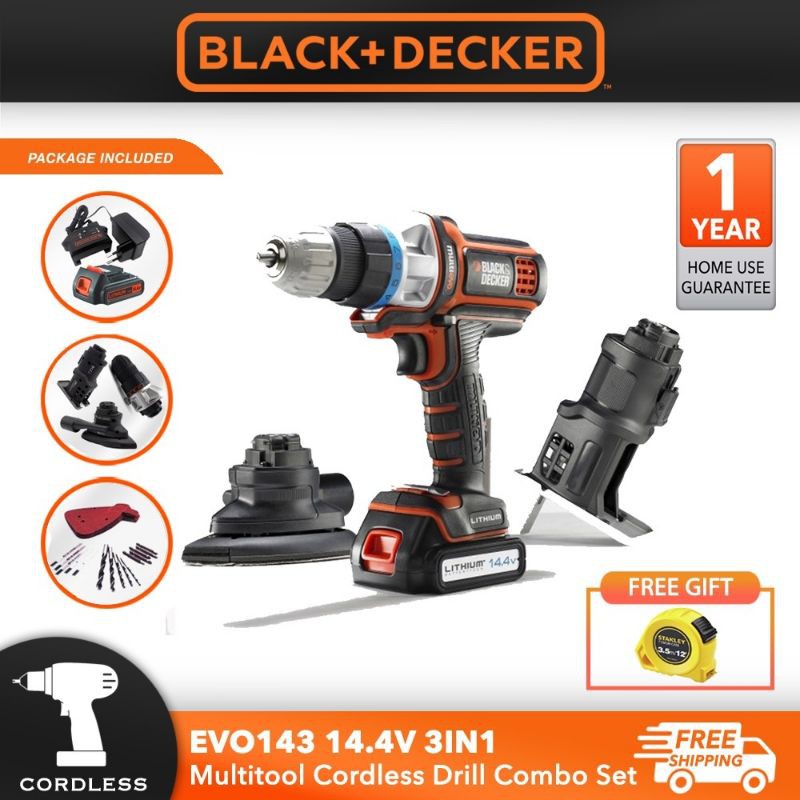 Black and best sale decker evo143
