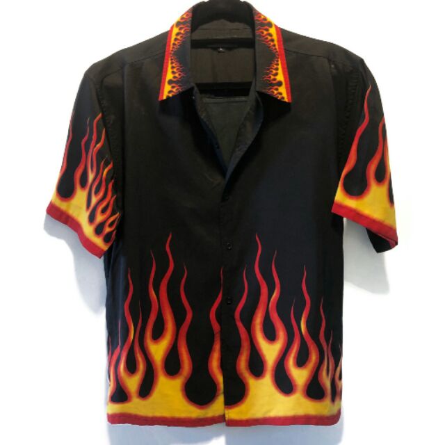 Fire hot sale flame shirt