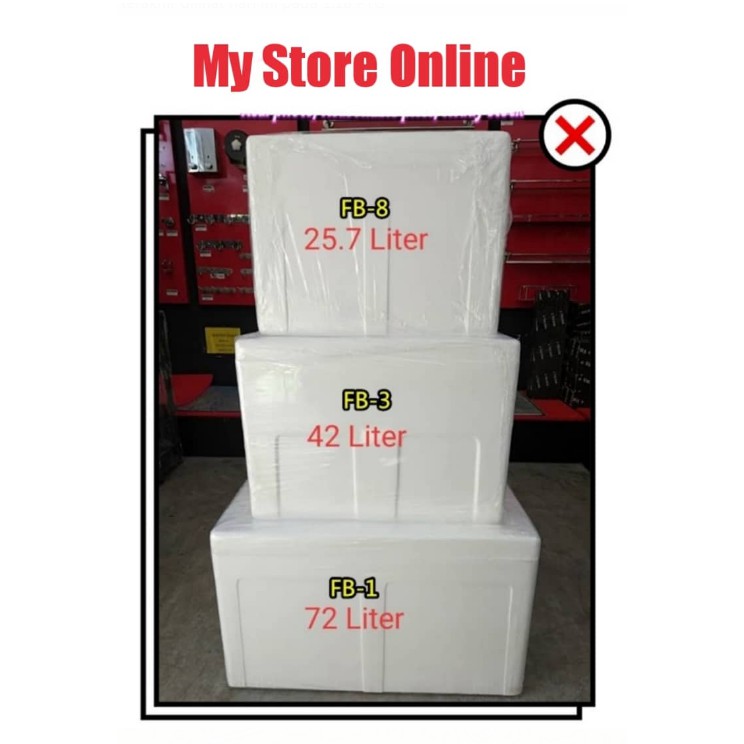 Styrofoam best sale fish cooler