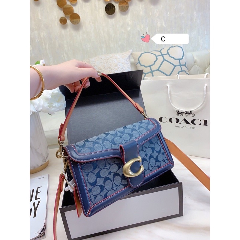 Blue Cosch COACH HANDBAG NEW ARRIVAL New Edition Handbag ladies