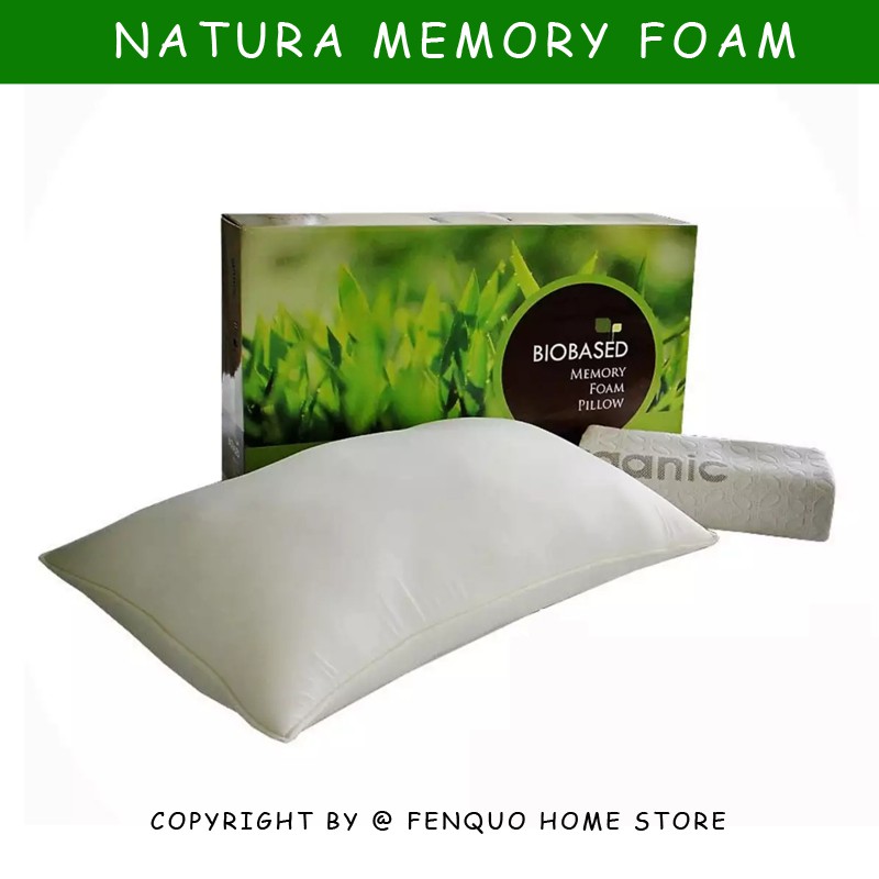 Natura memory foam sales pillow