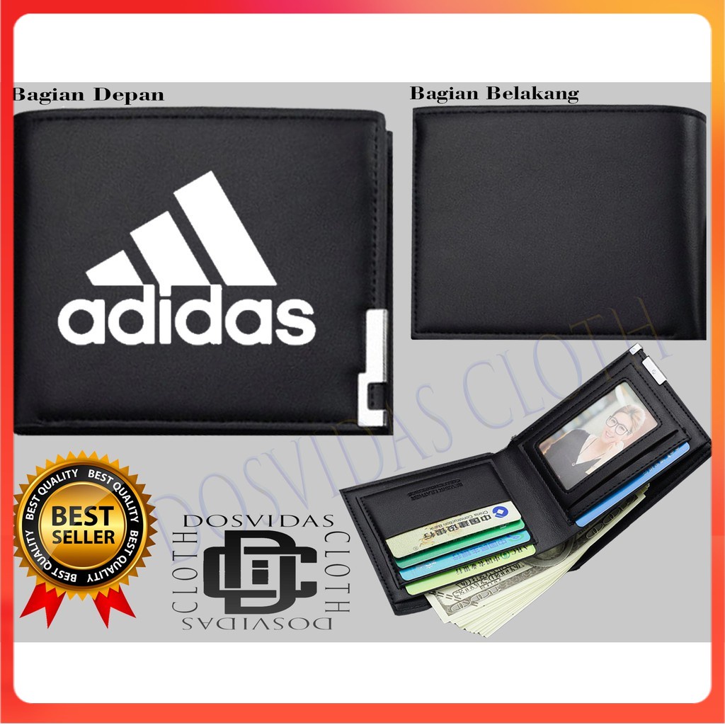 Adidas SPORT Men s Wallet Leather Wallet Men Fashion Letter Wallet