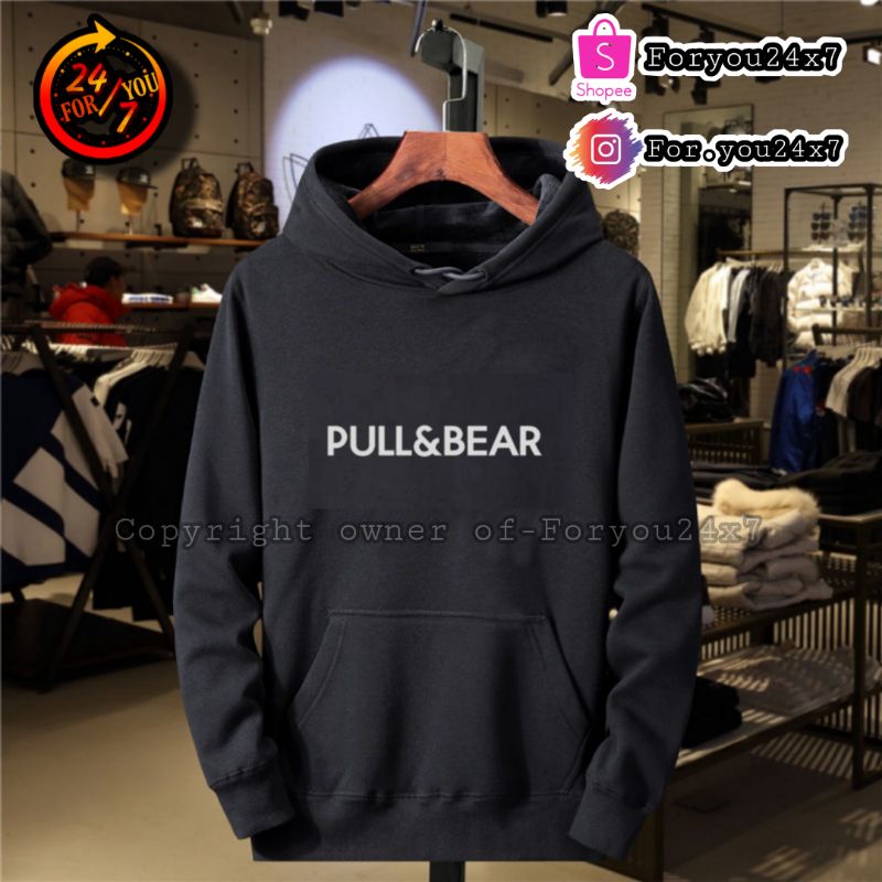 Sweater hoodie on sale pull and bear