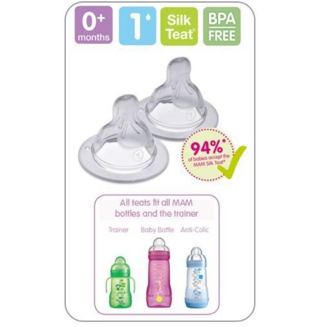 Mam bottle teats size hot sale 4