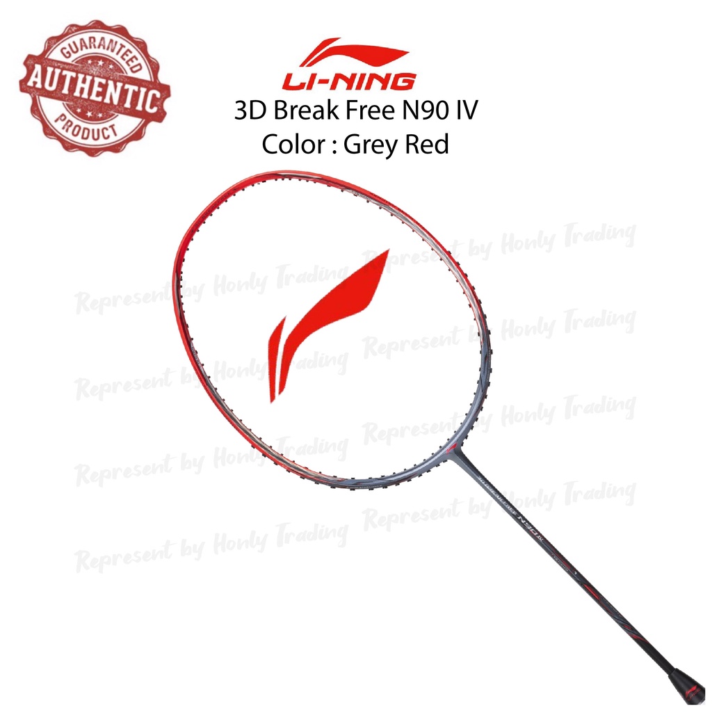 Li-ning Racket 3D Break-Free N90IV [Without String] (Free Grip