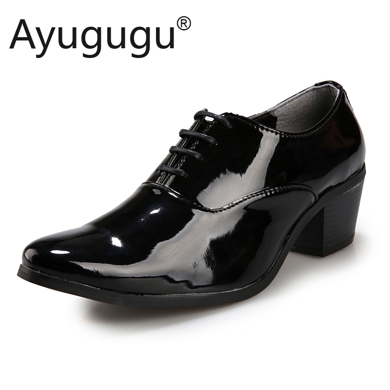 High heels formal shoes for clearance mens