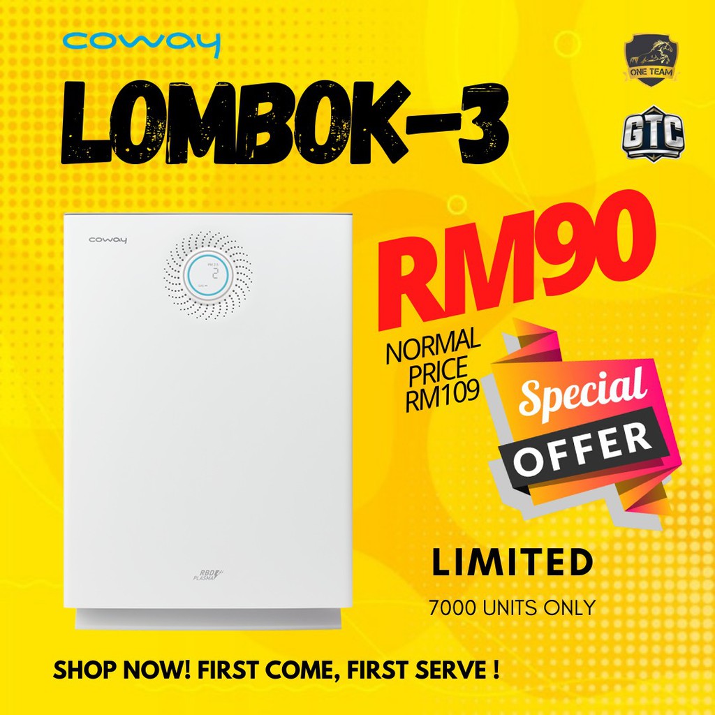 Lombok on sale coway price