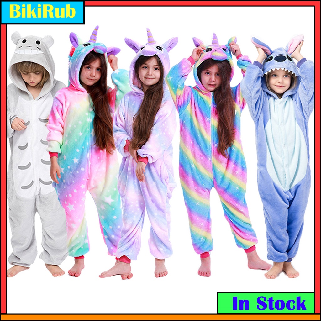 Dinosaur Animal Onesies Stitch Unicorn Kigurumi for Children