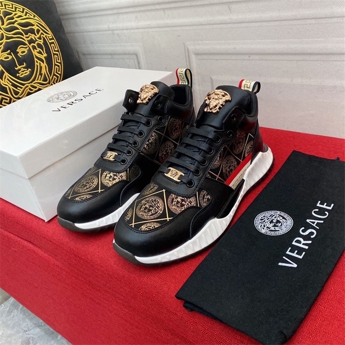 Versace men's hot sale medusa shoes