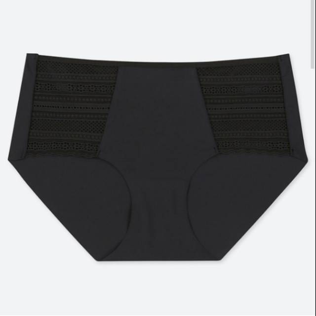 Uniqlo AIRism Ultra Seamless High Rise Brief (Panty) - Black