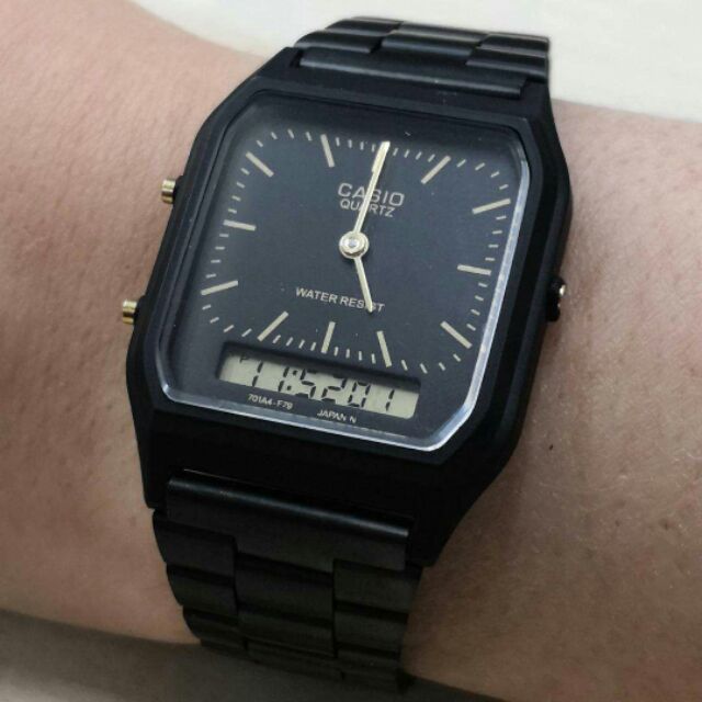 Casio aq outlet 230 black