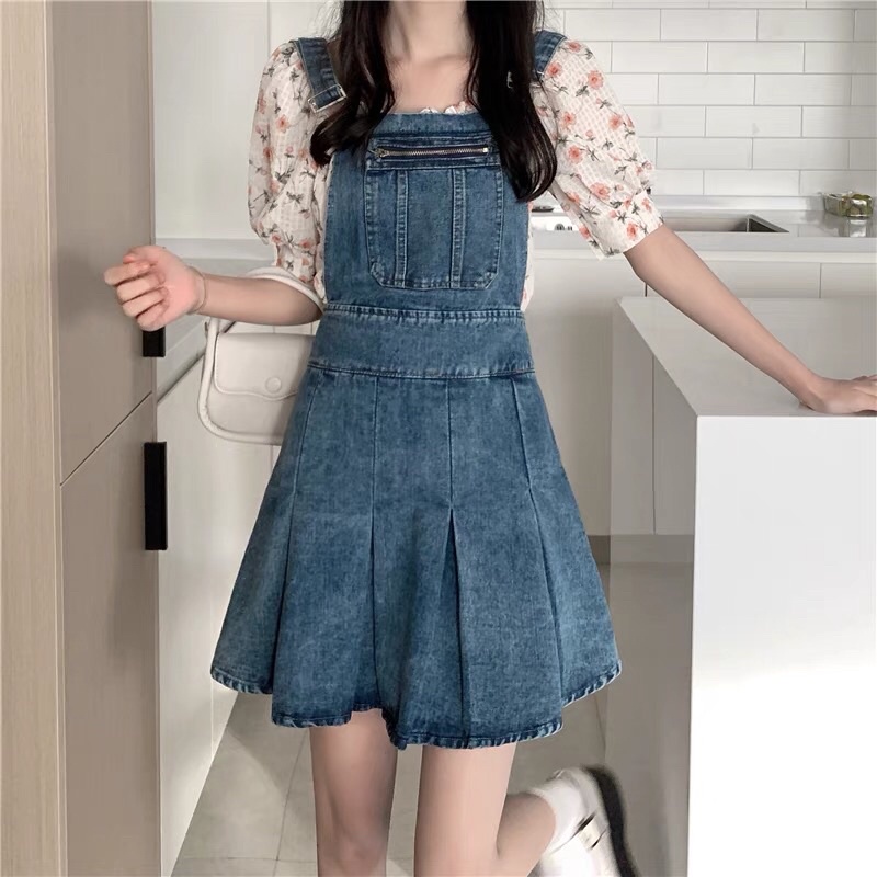 Skirt sales jumpsuit denim