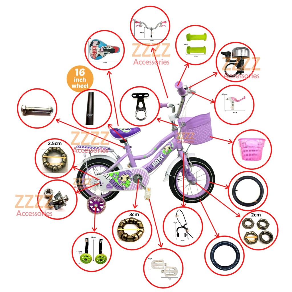 Kids 2025 bicycle parts