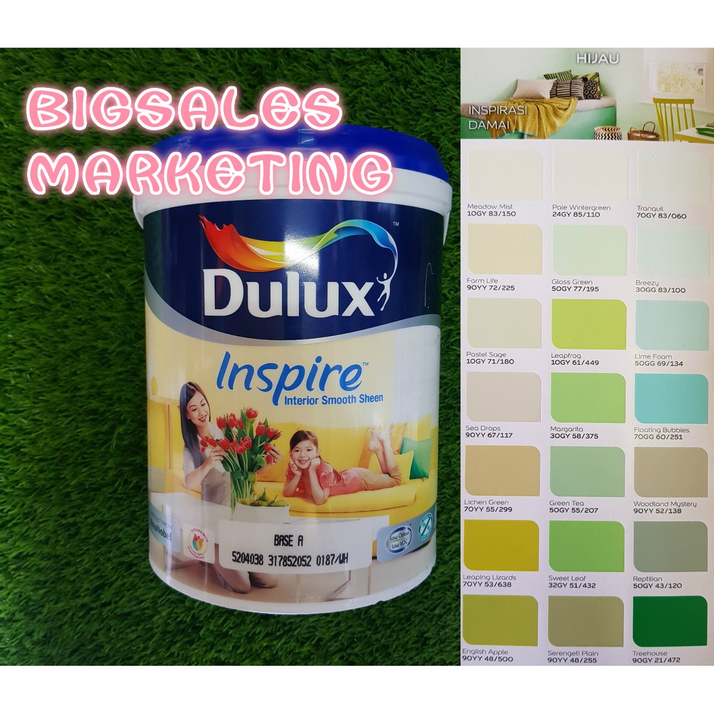Lichen Green 70YY 55/299 Wall Paint - Lime Colour Palette for
