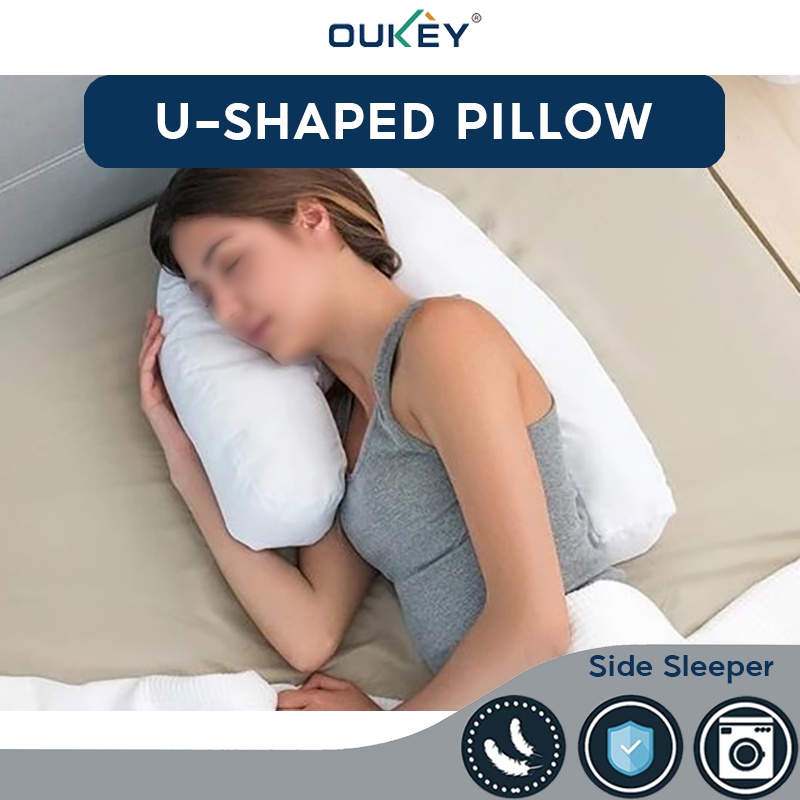 U shaped 2024 side sleeper pillow