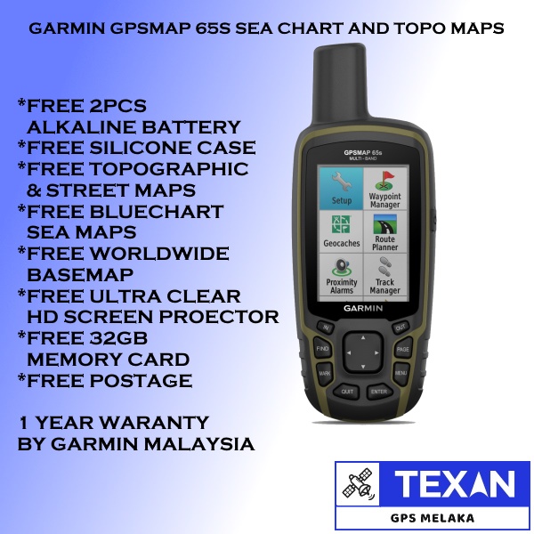 GPS de Mano Garmin GPSMAP Serie 64x - BIOWEB® Colombia