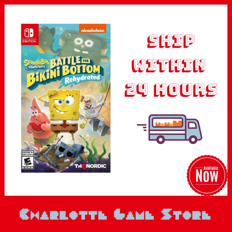 Spongebob battle for bikini deals bottom rehydrated release date switch