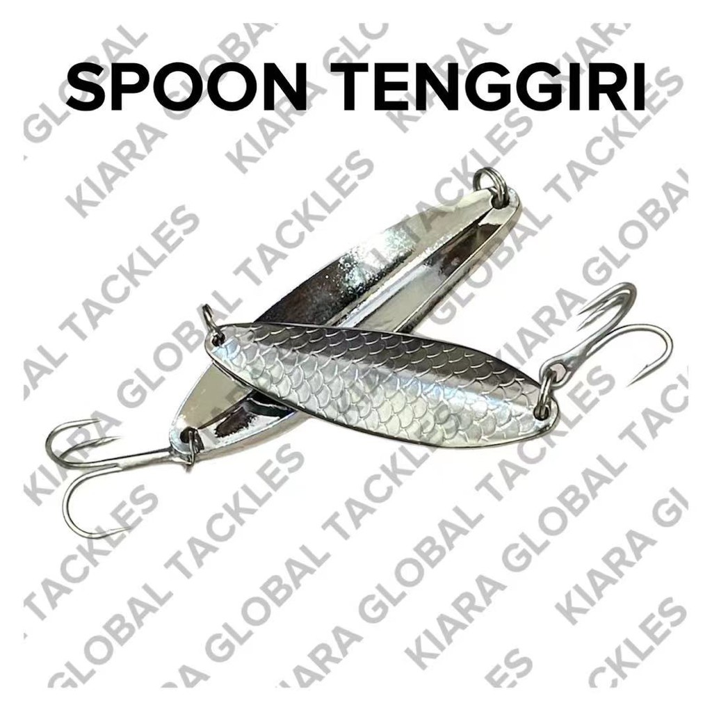 Fishing Spoons with Treble Hook