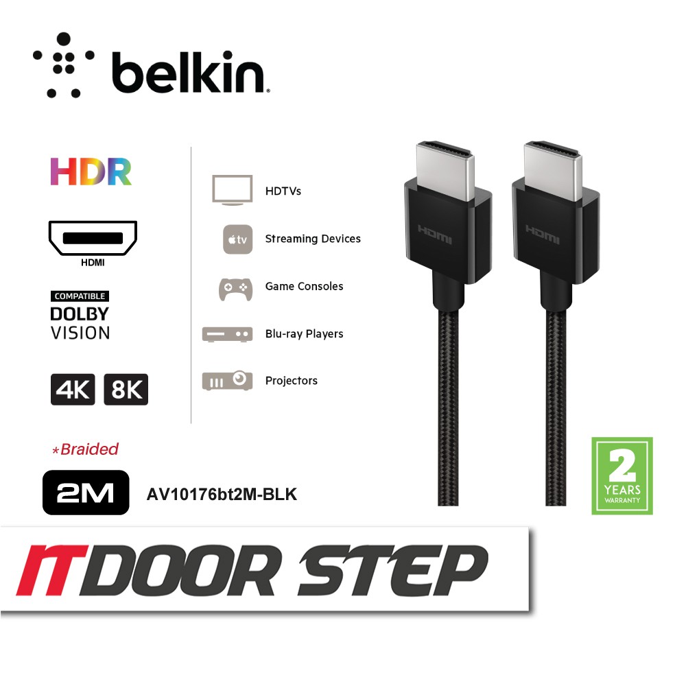 Belkin Câble HDMI 2.1 2m 8K