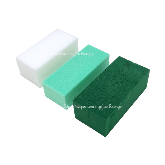 Dry Floral Foam Dry Sponge Dry Flower Foam Dry Span Bunga Kering Span Basah  Wet Foam