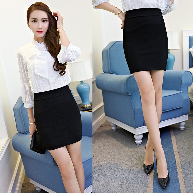 Short skirt office outlet wear