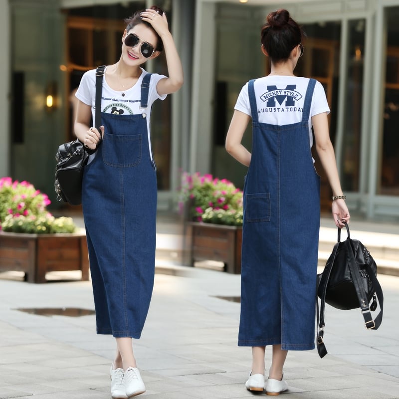 M-Long skirt dungaree without top