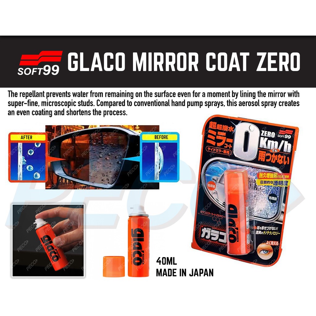 Glaco Mirror Coat ZERO, Other Parts