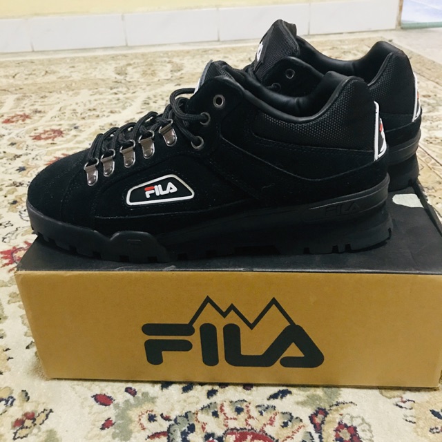 Original FILA TRAIL BLAZER black Shopee Malaysia