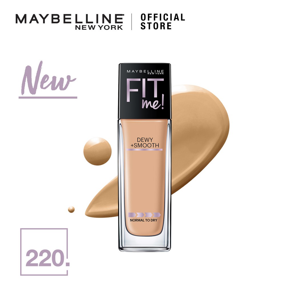 Buy Maybelline Fit Me Dewy + Smooth Natural Liquid Full Coverage