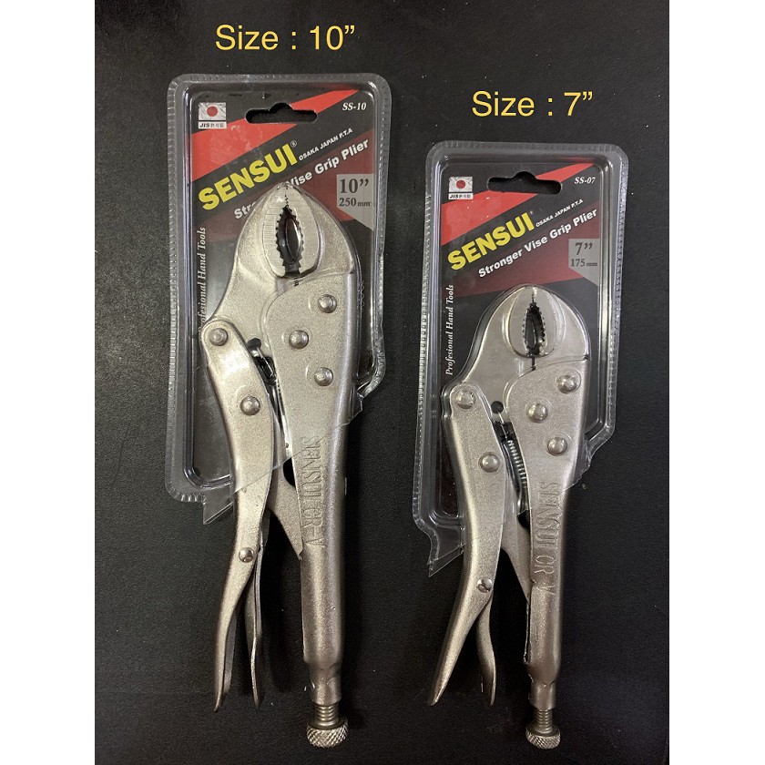 Grip plier clearance size