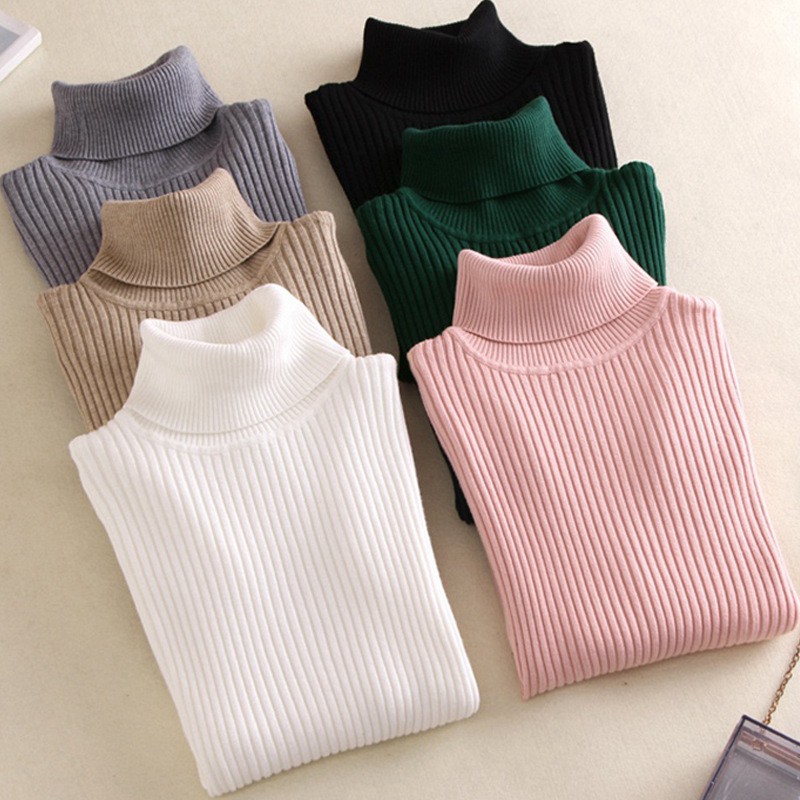 Korean hot sale turtleneck sweater