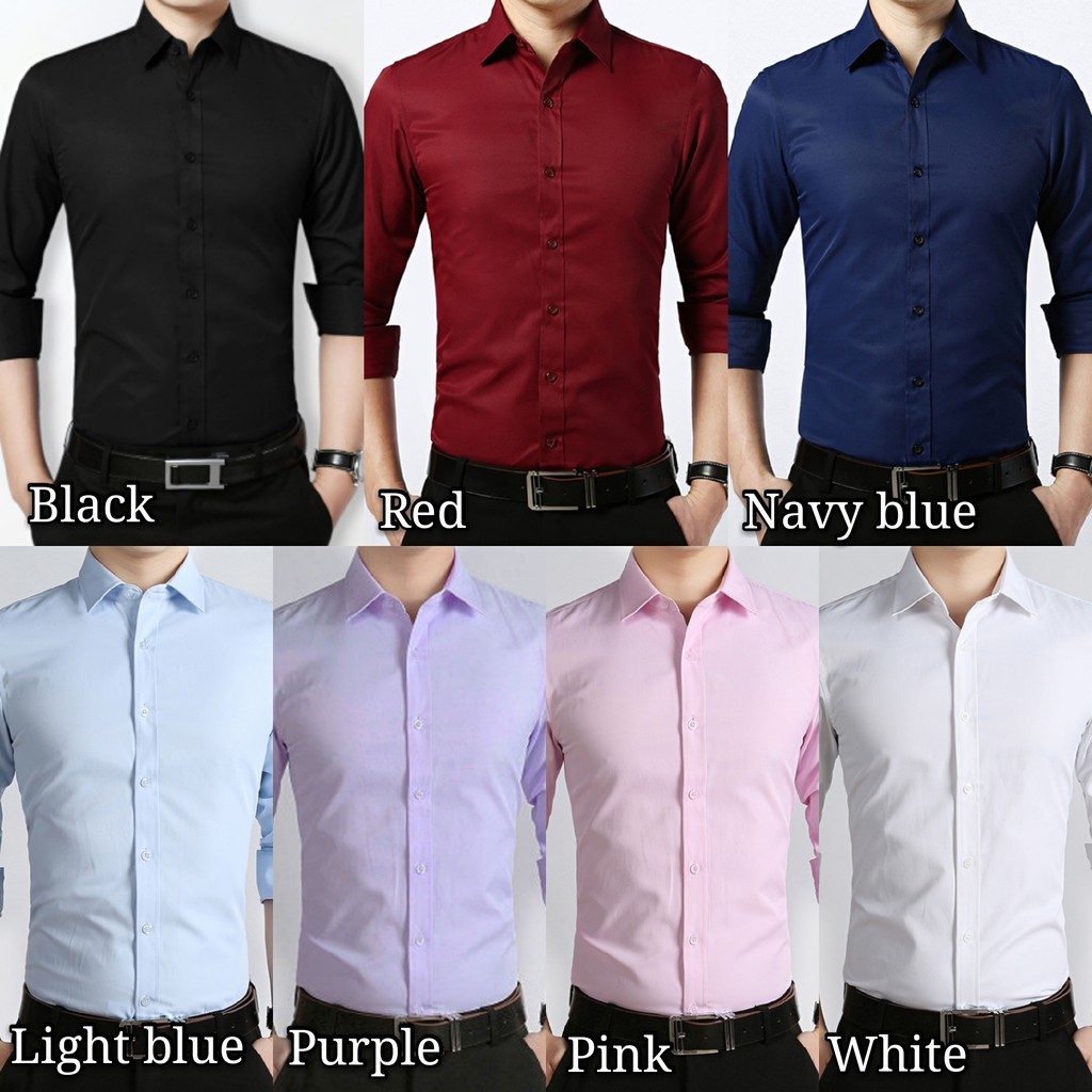 Plain formal outlet shirts