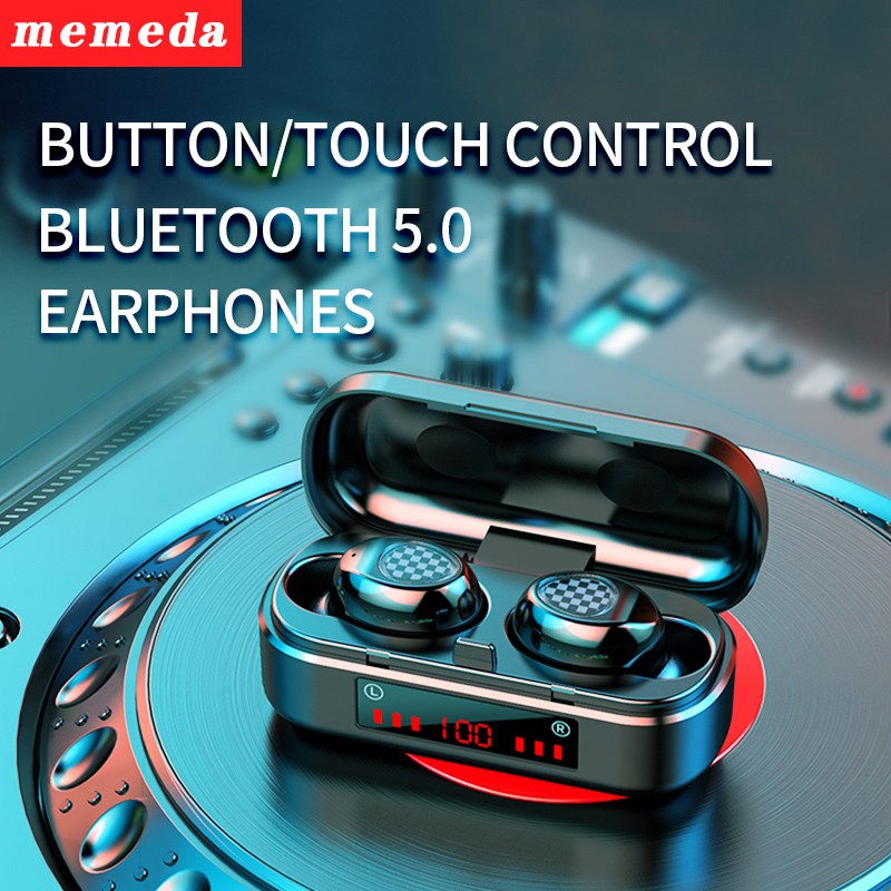 Ready Stock Original AMOI V7 V8 Bluetooth Earphone Wireless