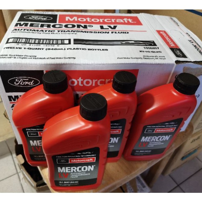 Ford Motorcraft Mercon LV ATF 946ML Ford Ranger T6 Automatic Transmission  Fluid