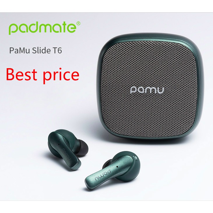 Padmate PaMu Slide Bluetooth Wireless Earphones Waterproof IPX6