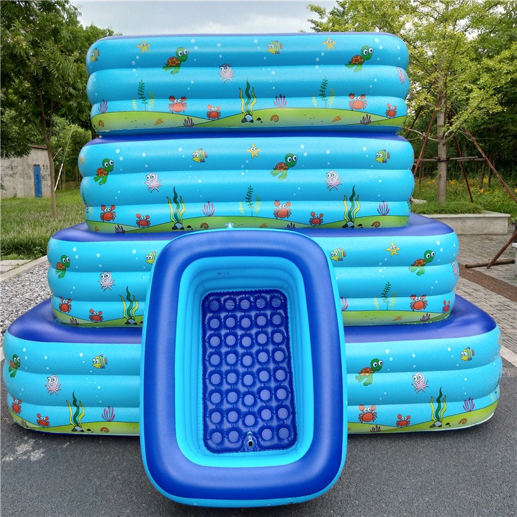 Large adult indoor family swimming pool rectangle fishing pool large child  inflatable pool export baby swimming pool