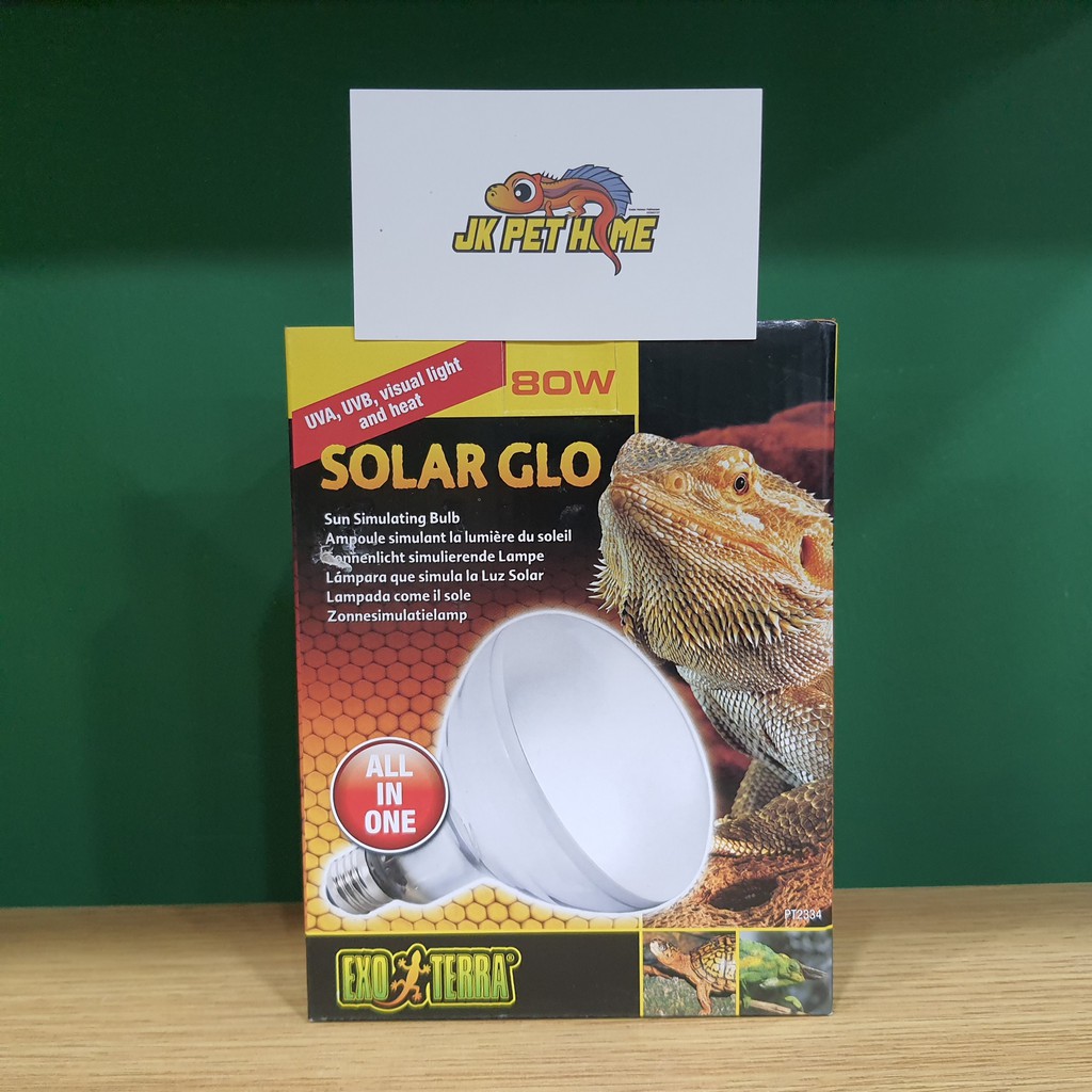 Solar glo 160w exo terra 2024 uv bulb