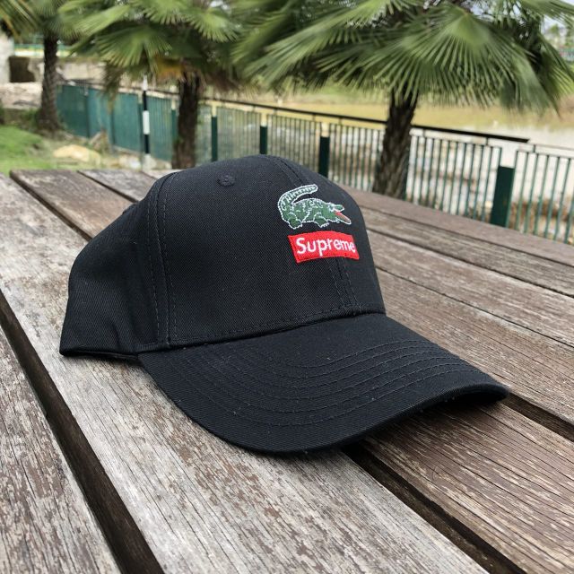 Supreme lacoste on sale twill 6 panel