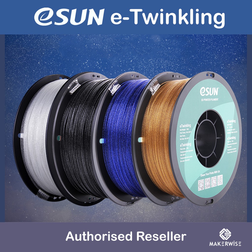 eSUN PLA Twinkling Filaments 1.75mm 1KG spool