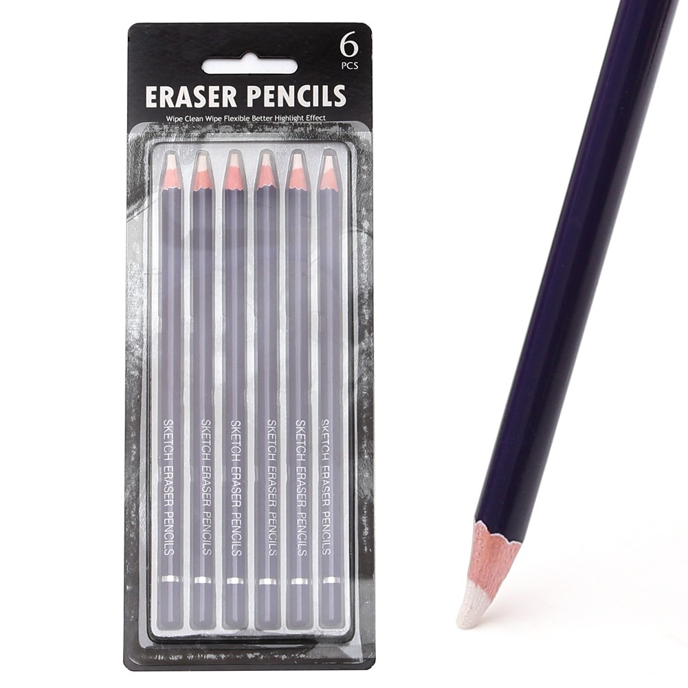 12pcs Charcoal Pencils (6pcs Soft Charcoal Pencils, 4pcs Med. Charcoal  Pencils, 2pcs Hard Charcoal Pencils) For Art Sketch, Life Drawing And  Painting