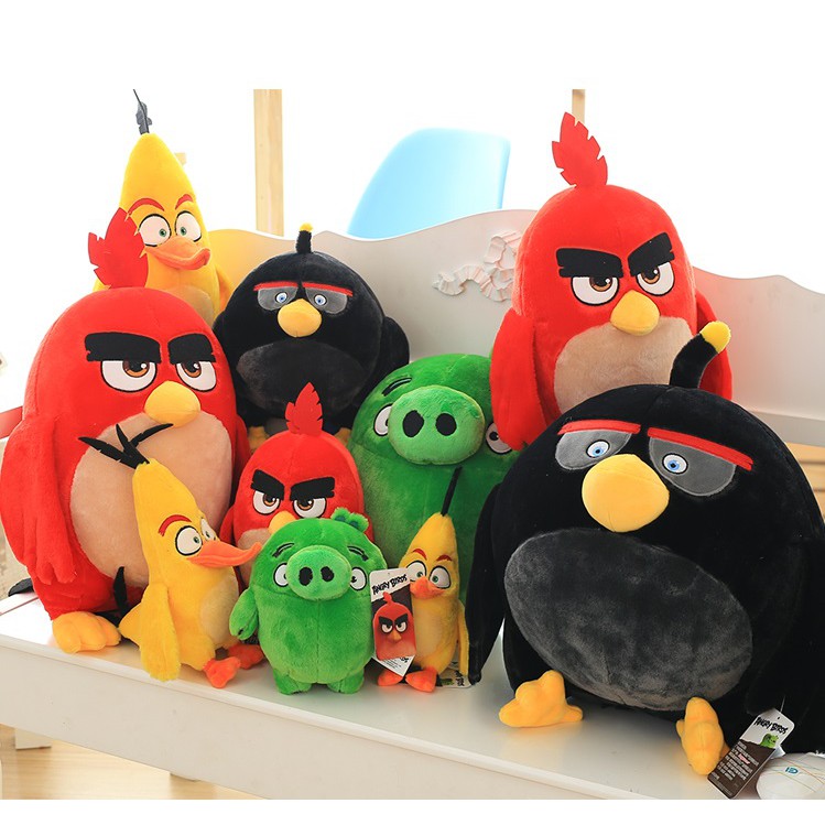 angry birds 2 plush toys